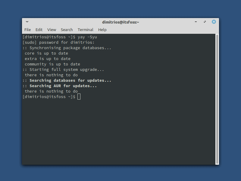 使用AUR帮助程序在Arch Linux上升级Google Chrome版本